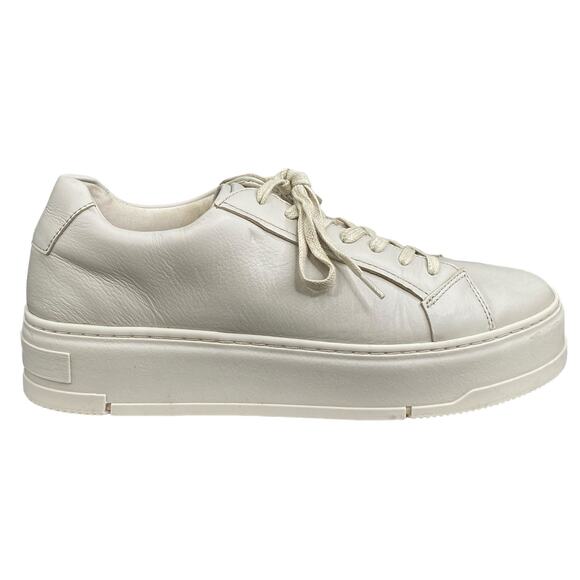 Vagabond Women's Judy Cream Platform Lace Up Sneakers Size US 10 - Picture 1 of 11